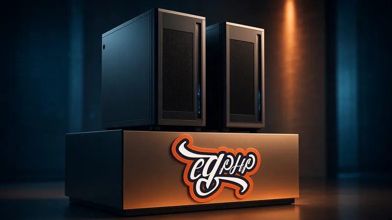 Two server tiers side by side